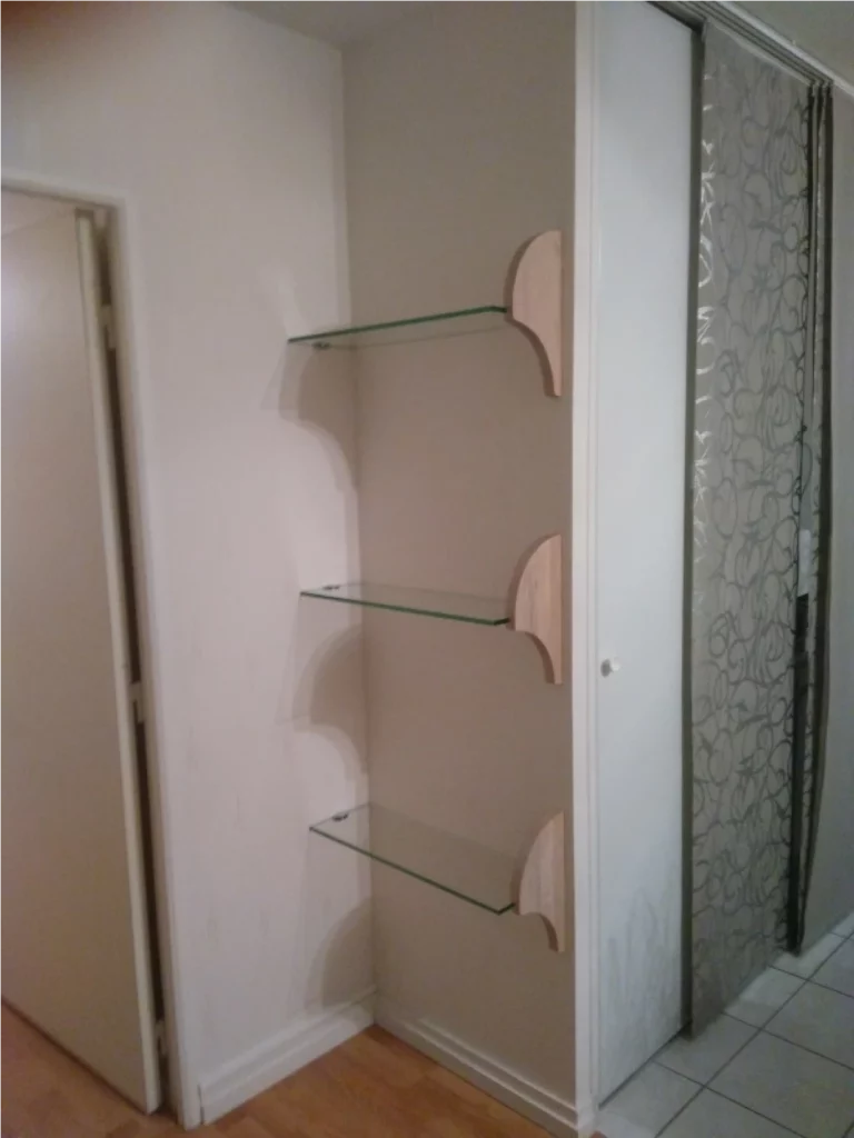 Atm Creation Meubles Sur Mesure A Laval Tagere D Angle 12